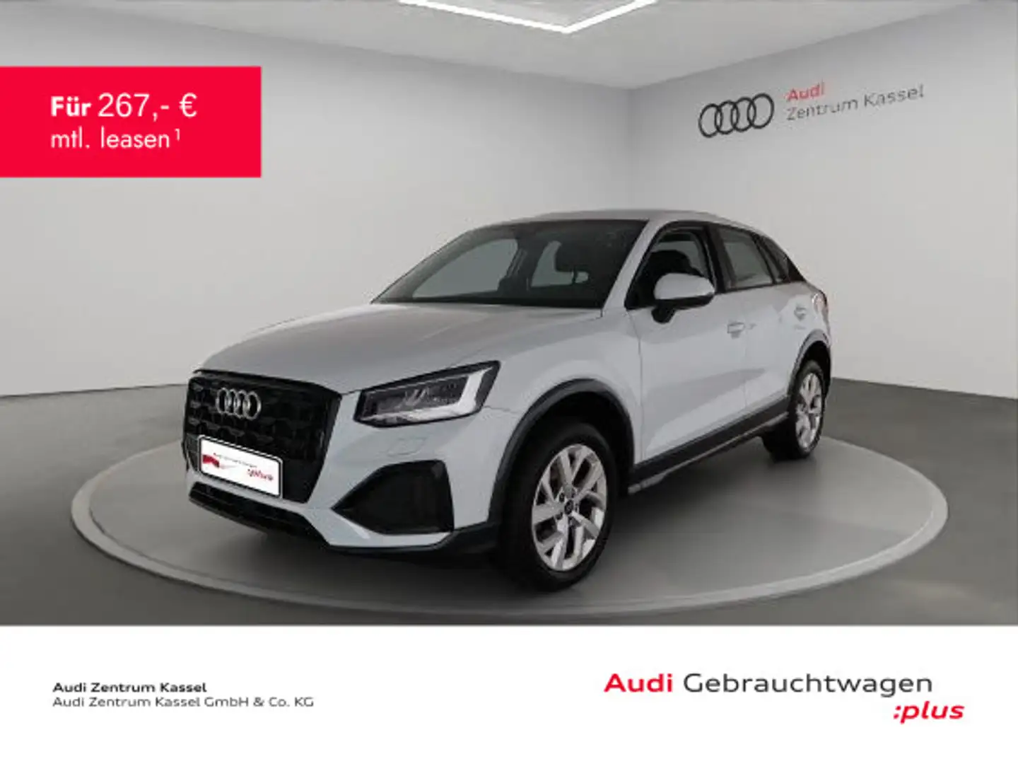 Audi Q2 35 TDI LED Navi Kamera Leder CarPlay Weiß - 1