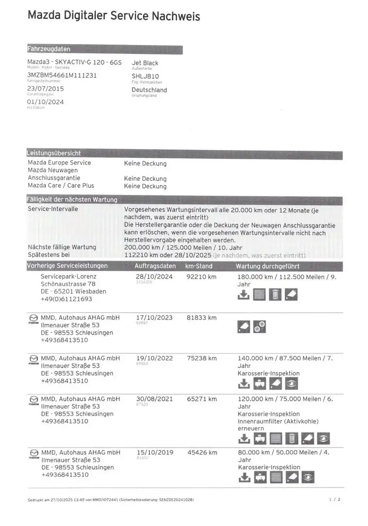 Mazda 3 lim*120PS*NAV*XEN*SHZ*TEMP*PDC*INSP. NEU* Schwarz - 2