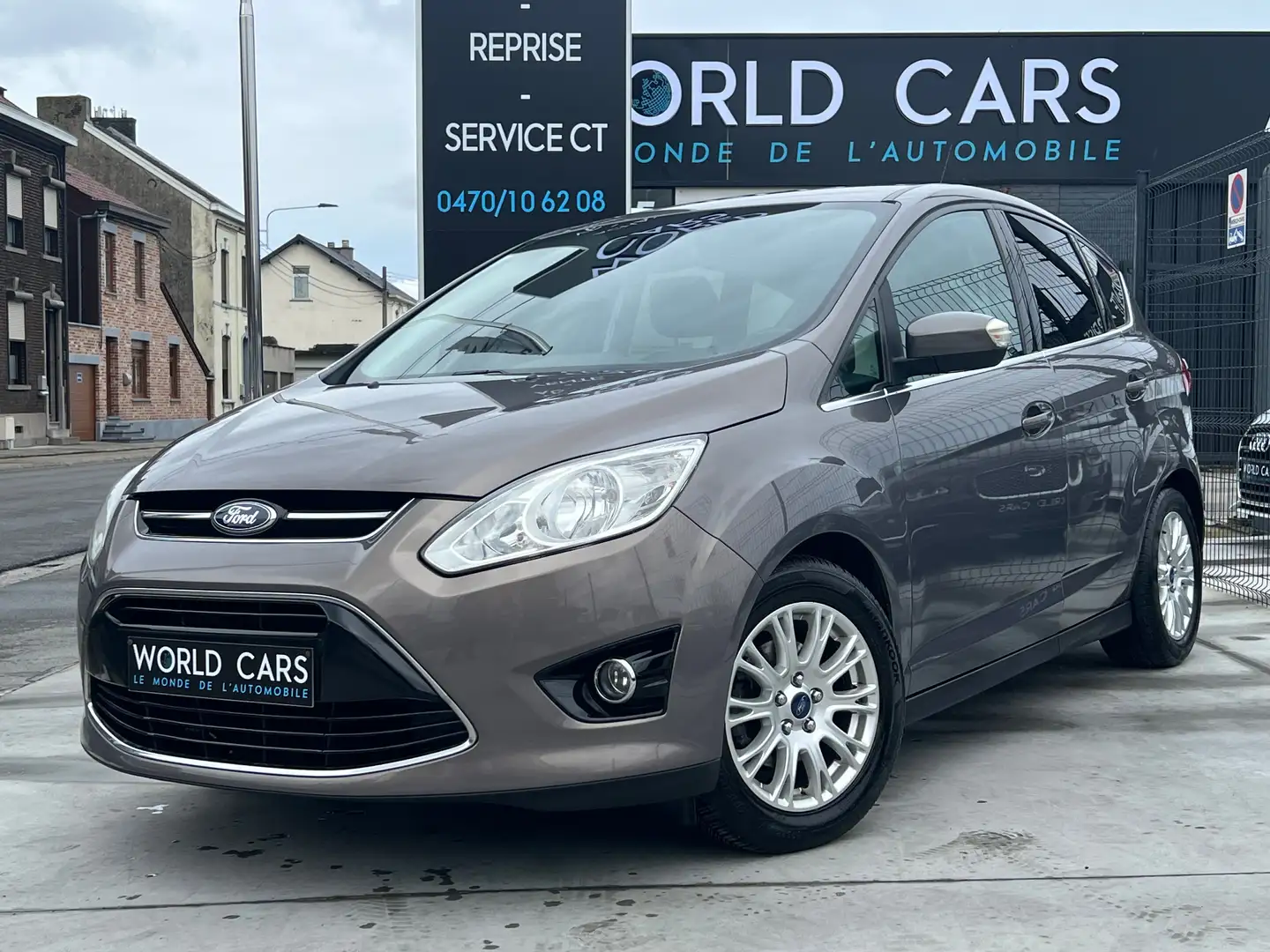 Ford C-Max 1.6 TDCi Start-Stop 1er PROPRIETAIRE CLIM CRUISE Brązowy - 1