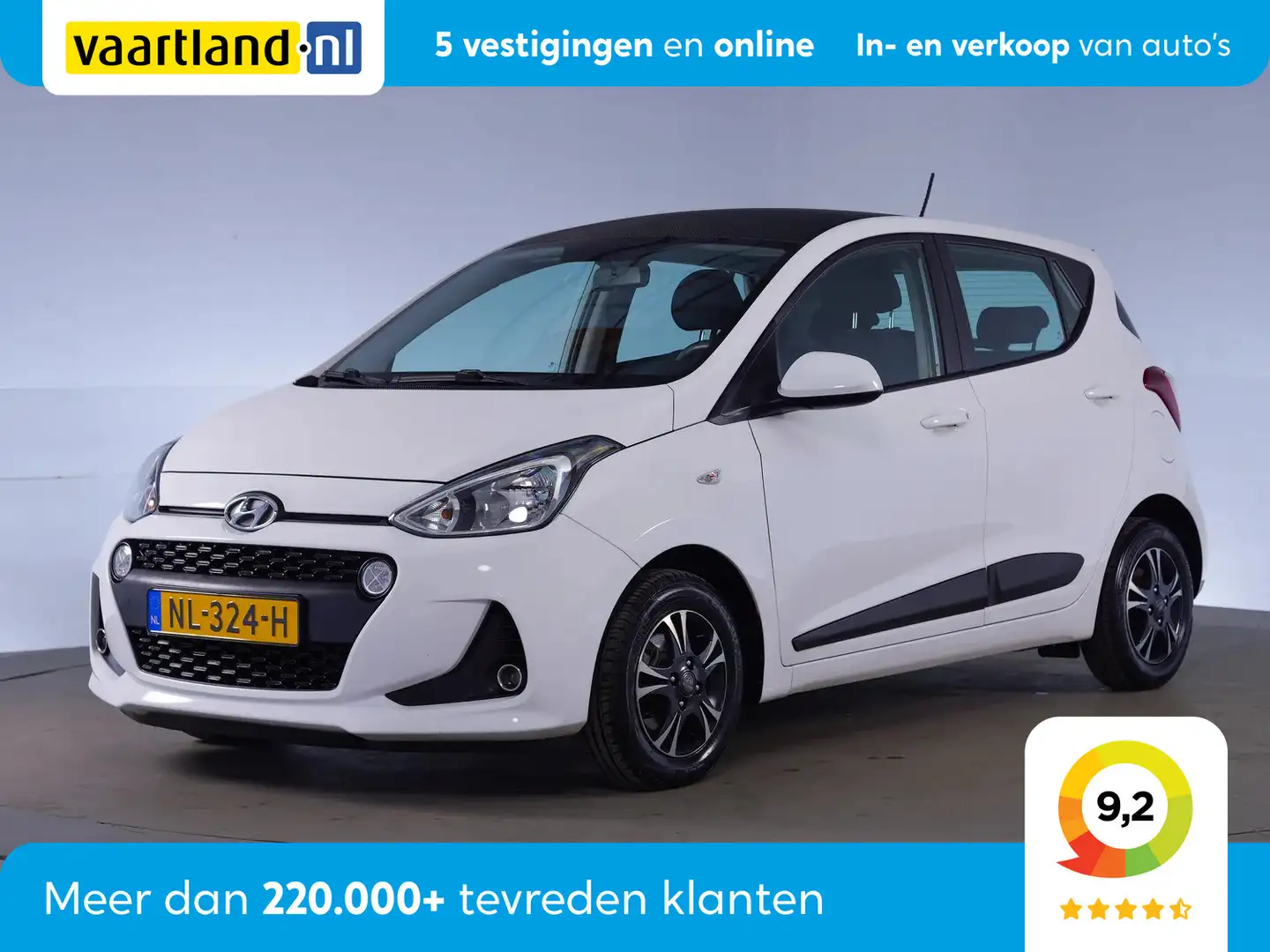 Hyundai i10 1.0i Go! 2017 [ navi carplay airco cruise ] Bianco - 1