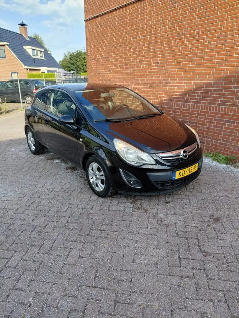 Opel Corsa 1.2-16V Edition Zwart - 2