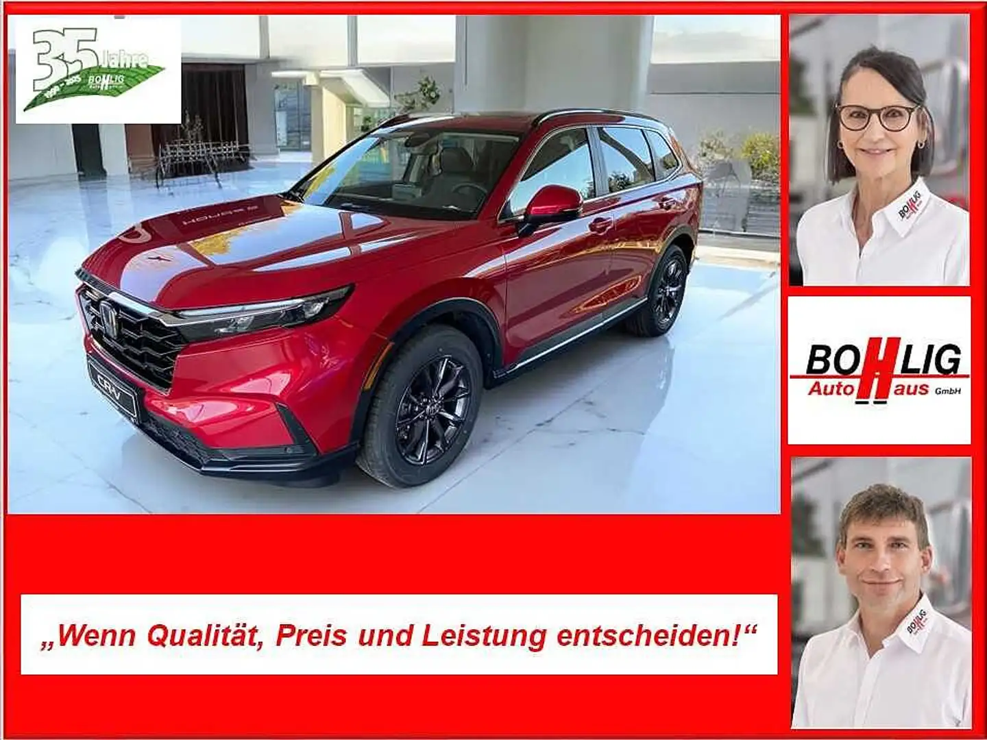 Honda CR-V Hybrid e:HEV 2.0 i-MMD AWD Elegance Rot - 1