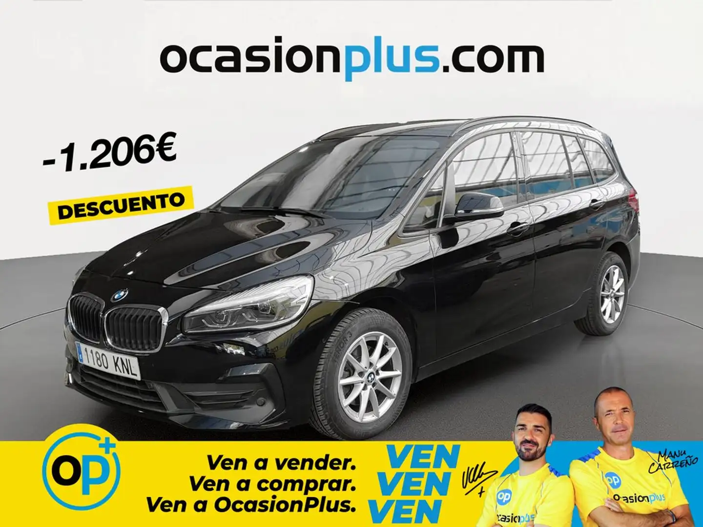 BMW 216 216d Gran Tourer Negro - 1