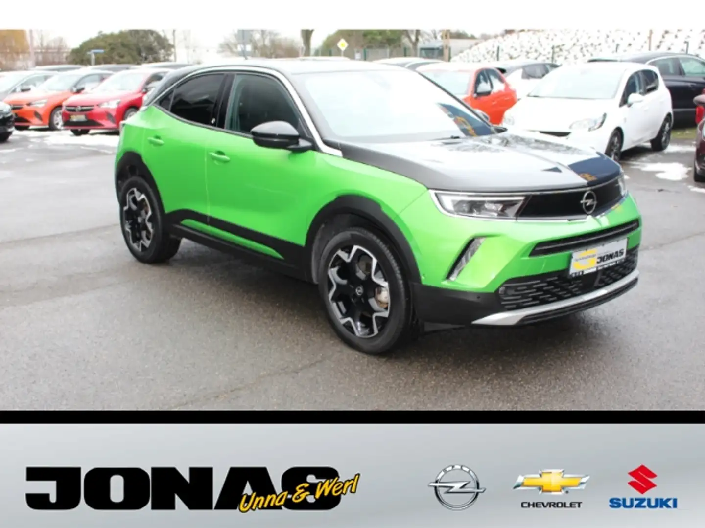 Opel Mokka-E Ultimate IntelliLux Navigation PDC R-Kamera Vert - 1