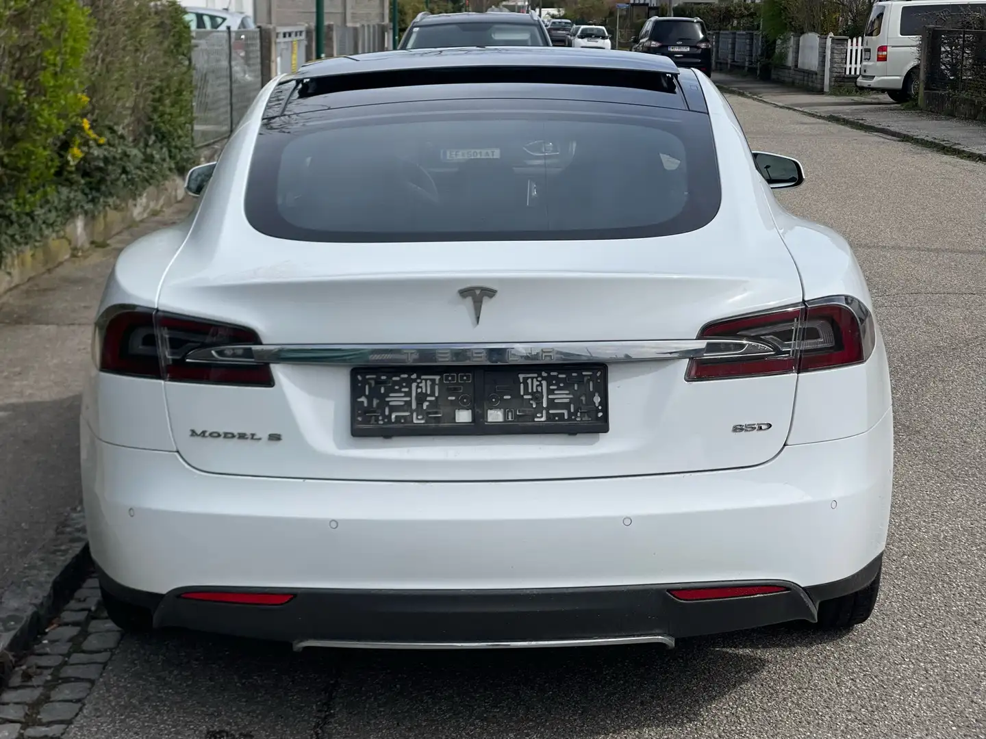 Tesla Model S 85D free supercharger SC01 Allrad 421 ps ap1 Weiß - 2