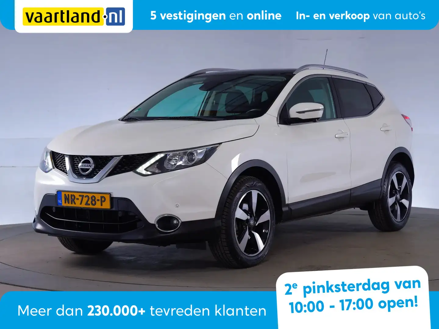 Nissan Qashqai 1.2 N-Connecta [ Panorama Navi 360°-camera ] Fehér - 1