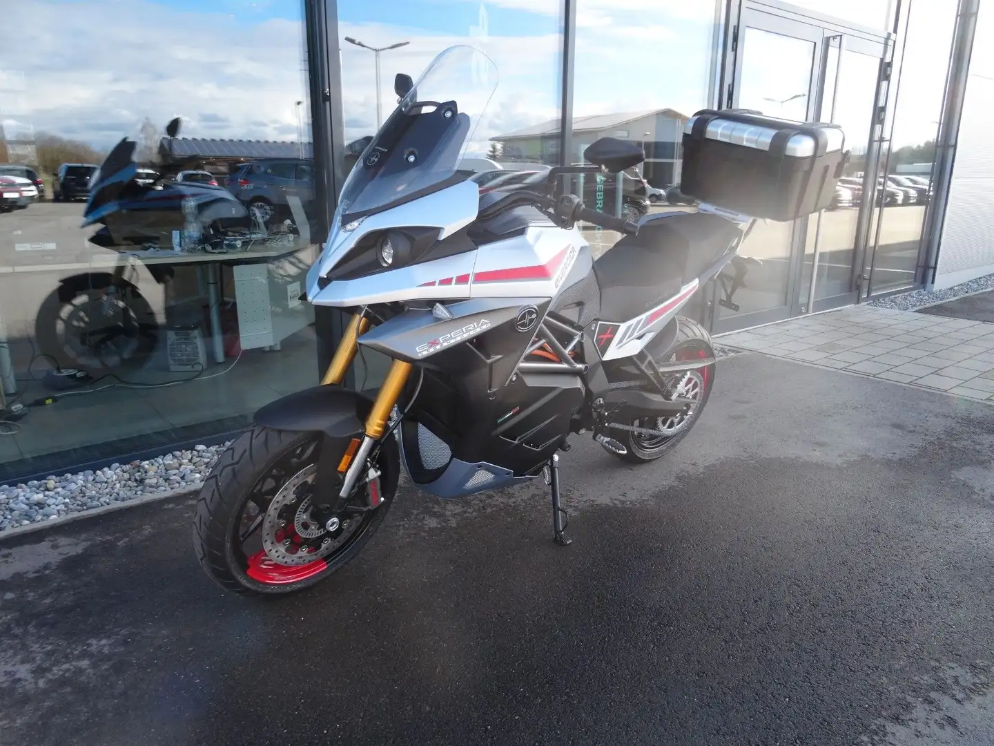 Energica Experia 22,5KW, Kofferset, heizbare Griffe Silber - 2