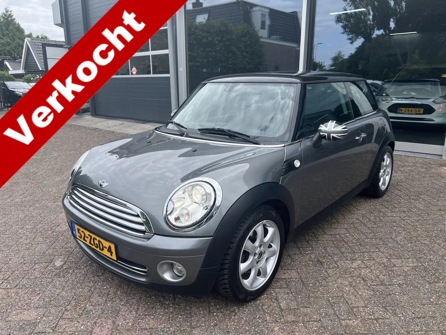 MINI Cooper Mini 1.6 Schuifdak, Trekhaak, Xenon, Navi, Gris - 1