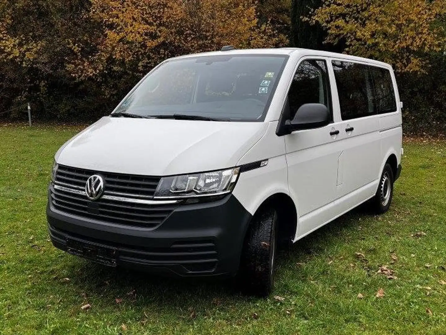 Volkswagen T6 Kombi 9-Sitzer, 2x Schiebetür, 2x Klima Weiß - 1
