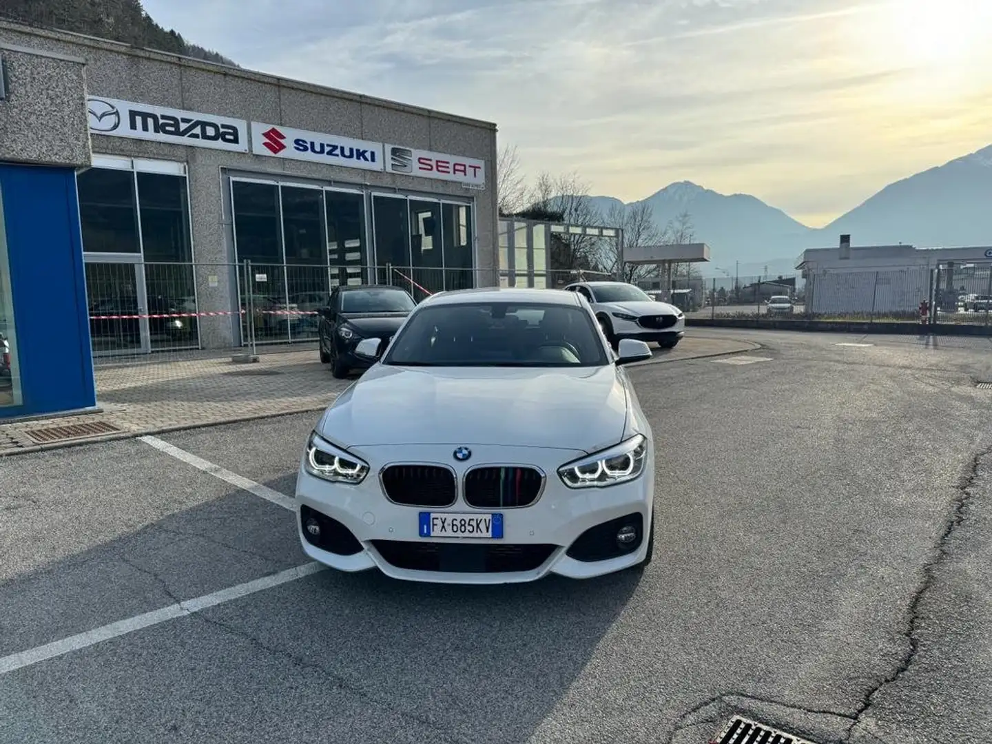 BMW 118 118d 5p Msport auto Bianco - 2