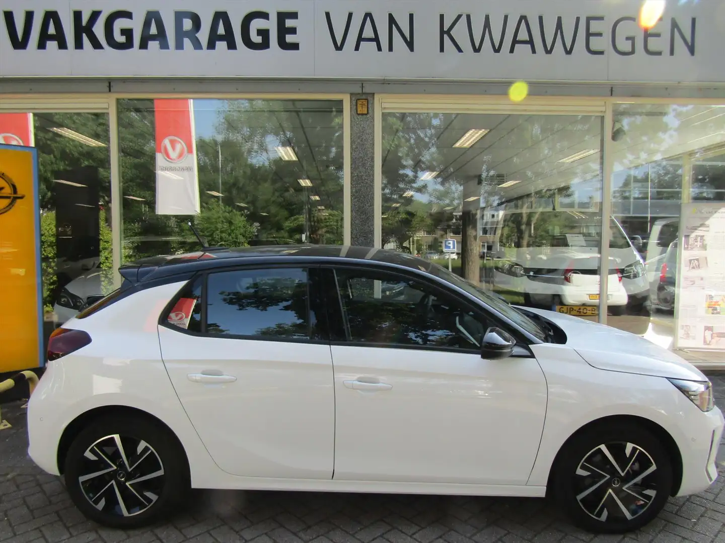 Opel Corsa 1.2 TURBO 100 PK 6 BAK GS CAMERA ACHTER Wit - 2
