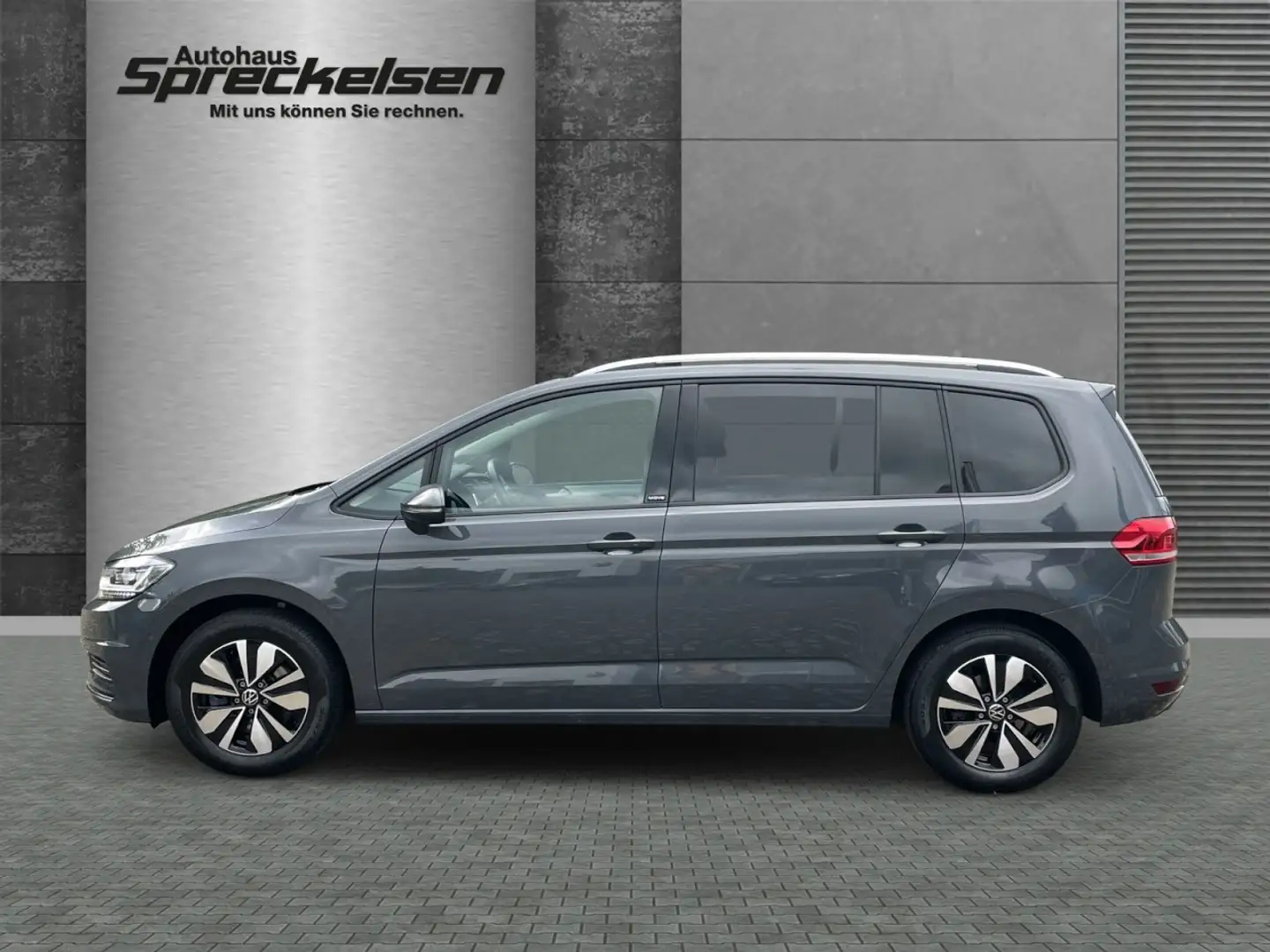 Volkswagen Touran 2.0 TDI Move++Pano++AHK++7-Sitzer++Navi++ Klima Gris - 2