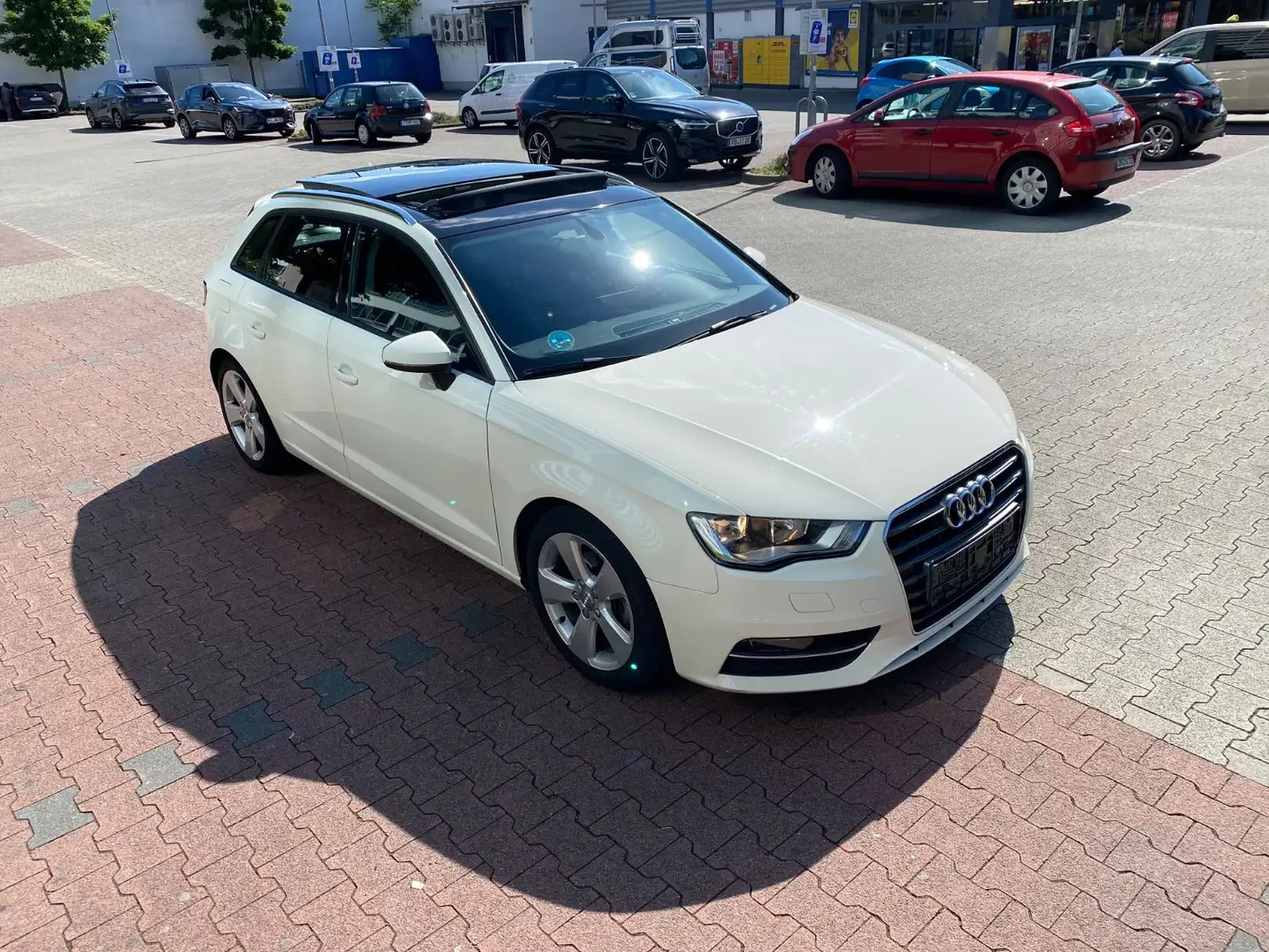 Audi A3 2.0 TDI Sportback/Panorama Schiebedach /Navi/ Blanc - 2