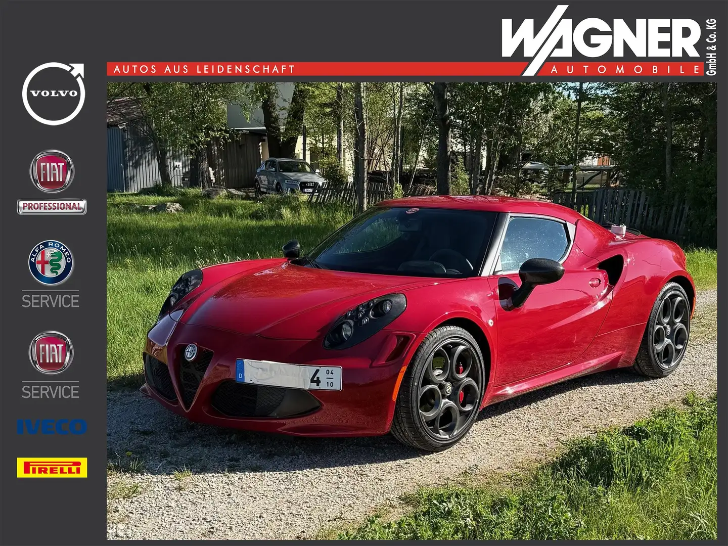 Alfa Romeo 4C 1.8 TBi 16V *Launch Edition #149 * 1. Hand* Rot - 1