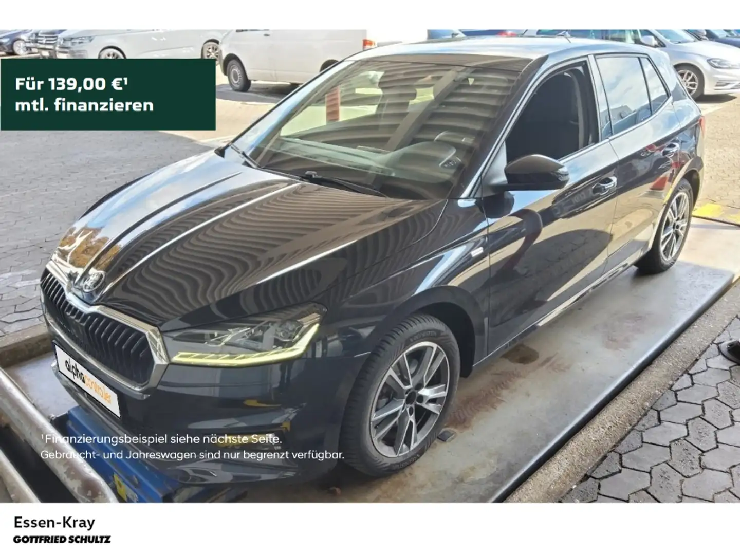 Skoda Fabia Tour 1.0 TSI DSG AHK LED Navi Schwarz - 1
