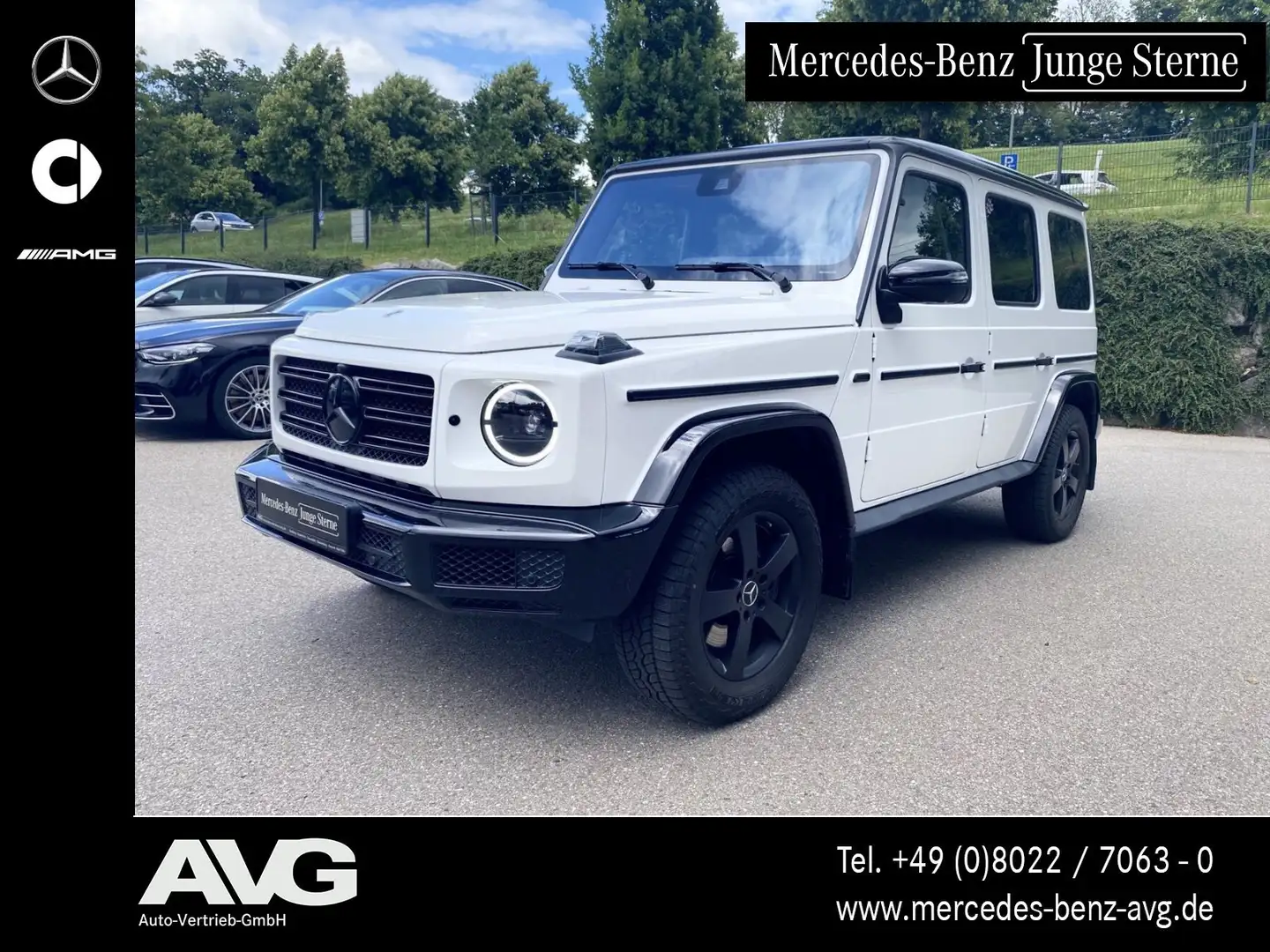 Mercedes-Benz G 400 G 400 d PROFESSIONAL MBEAM|NIGHT|DISTR|360°|AHK Biały - 1