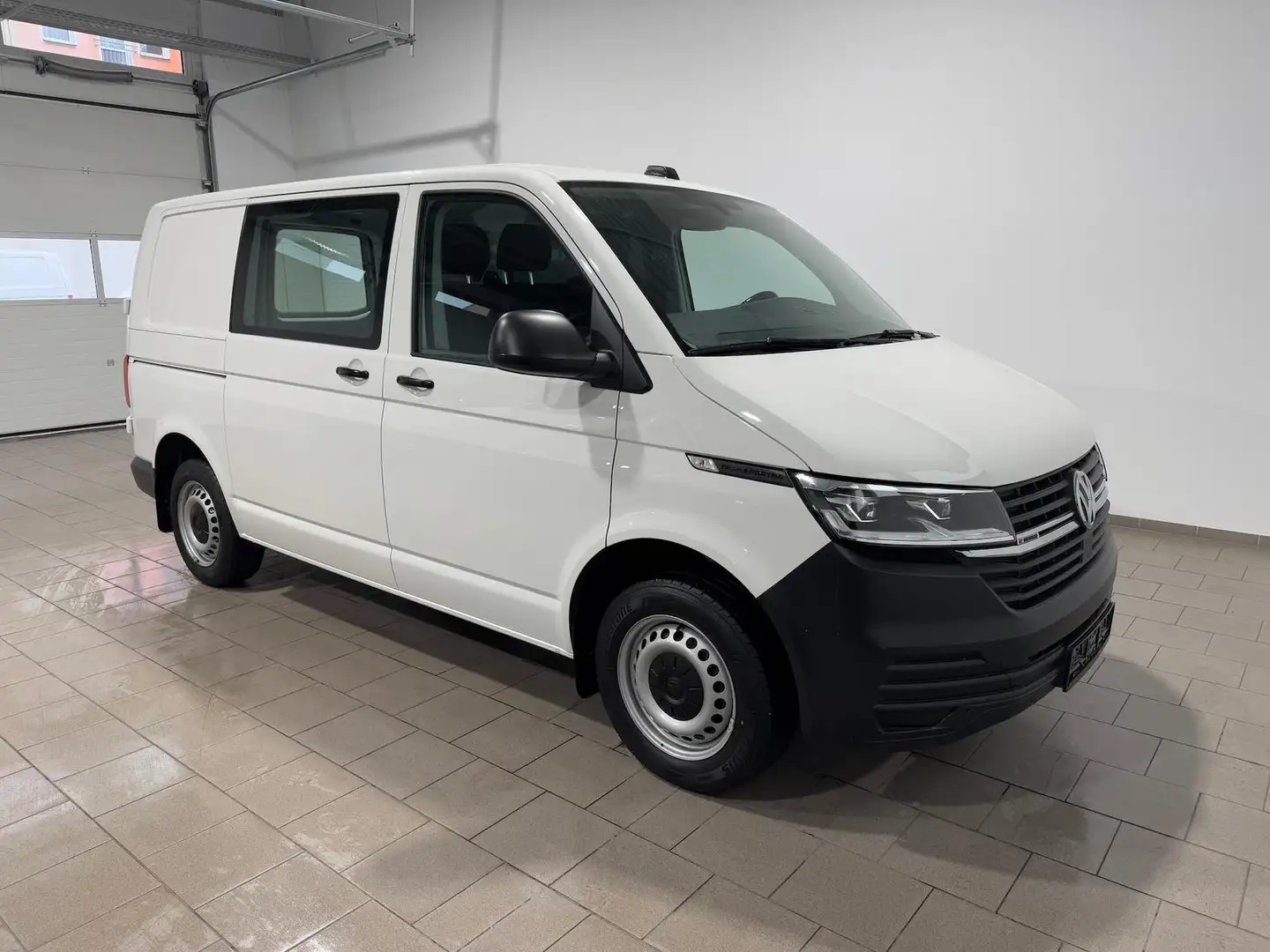 Volkswagen T6.1 Kasten,4 Motion,kurz,Klima,AHK,2 Schiebet. Blanc - 2