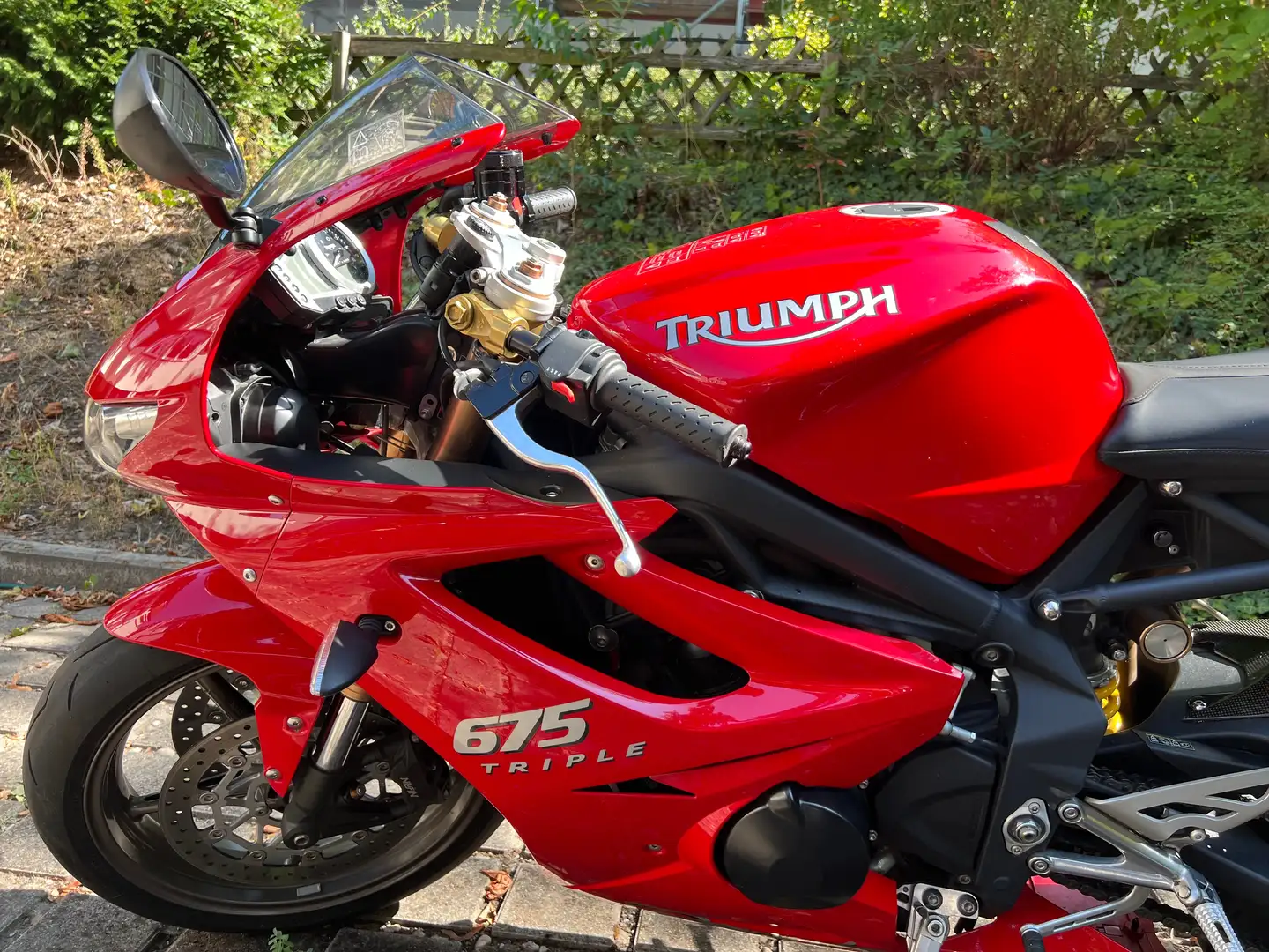 Triumph Daytona 675 Rood - 2