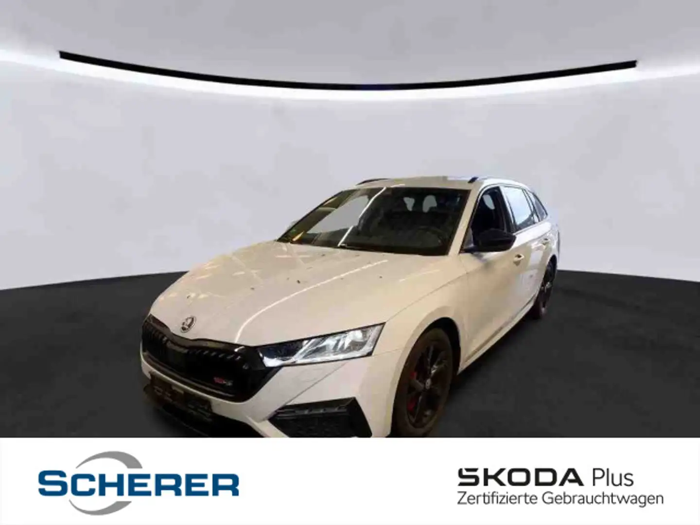 Skoda Octavia Combi RS Plus 2.0 TSI DSG MATRIX ACC HuD Weiß - 1