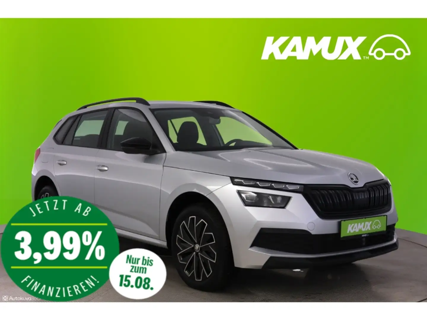 Skoda Kamiq 1.5TSI DSG Style+LED+KAMERA+CARPLAY Plateado - 1