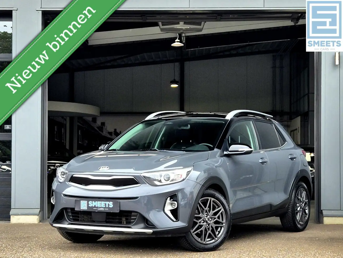 Kia Stonic 1.0 T-GDi DynamicPlusLine 1e Eig! |HLeer|Clima|Nav Grau - 1