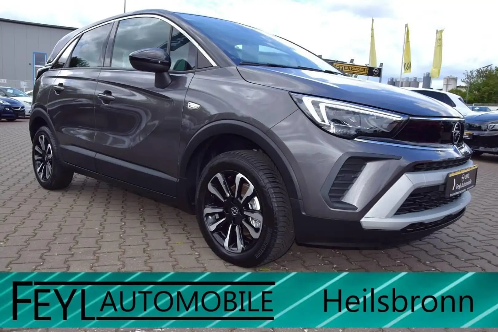 Opel Crossland X Crossland 1.2 Turbo "Elegance", AHK Grau - 1