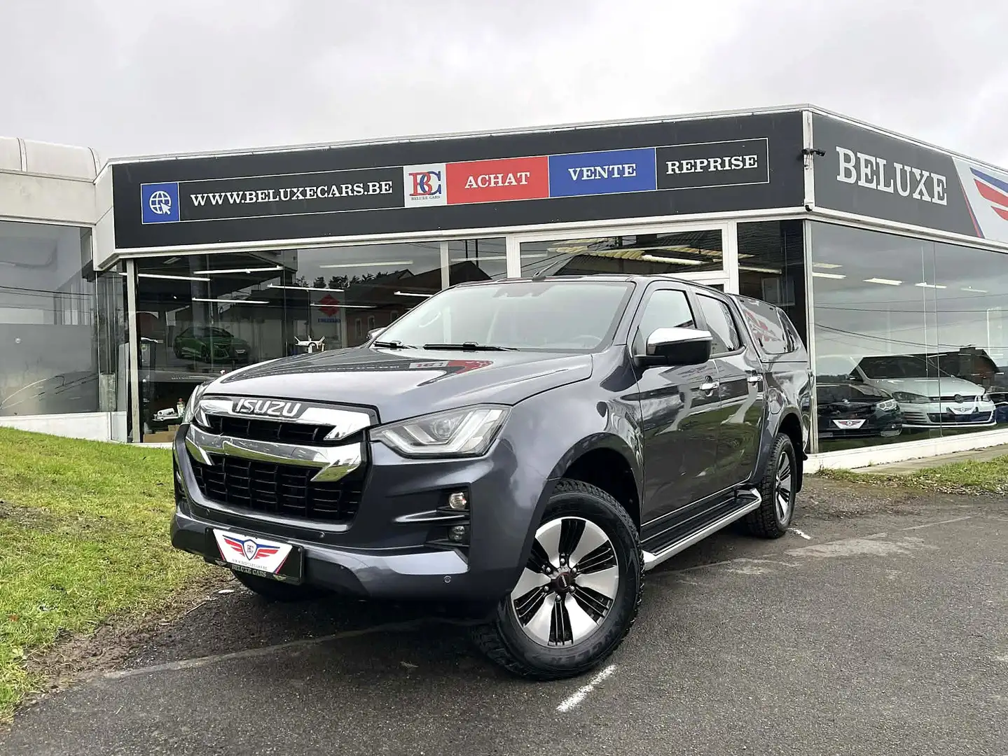 Isuzu D-Max 1.9 Turbo D *AUTO*TVAC*HARDTOP*CAM*CUIR*CLIM*GPS*J Gris - 1