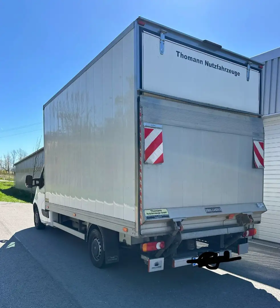 Renault Master Kofferaufbau mit Hubbühne Weiß - 2