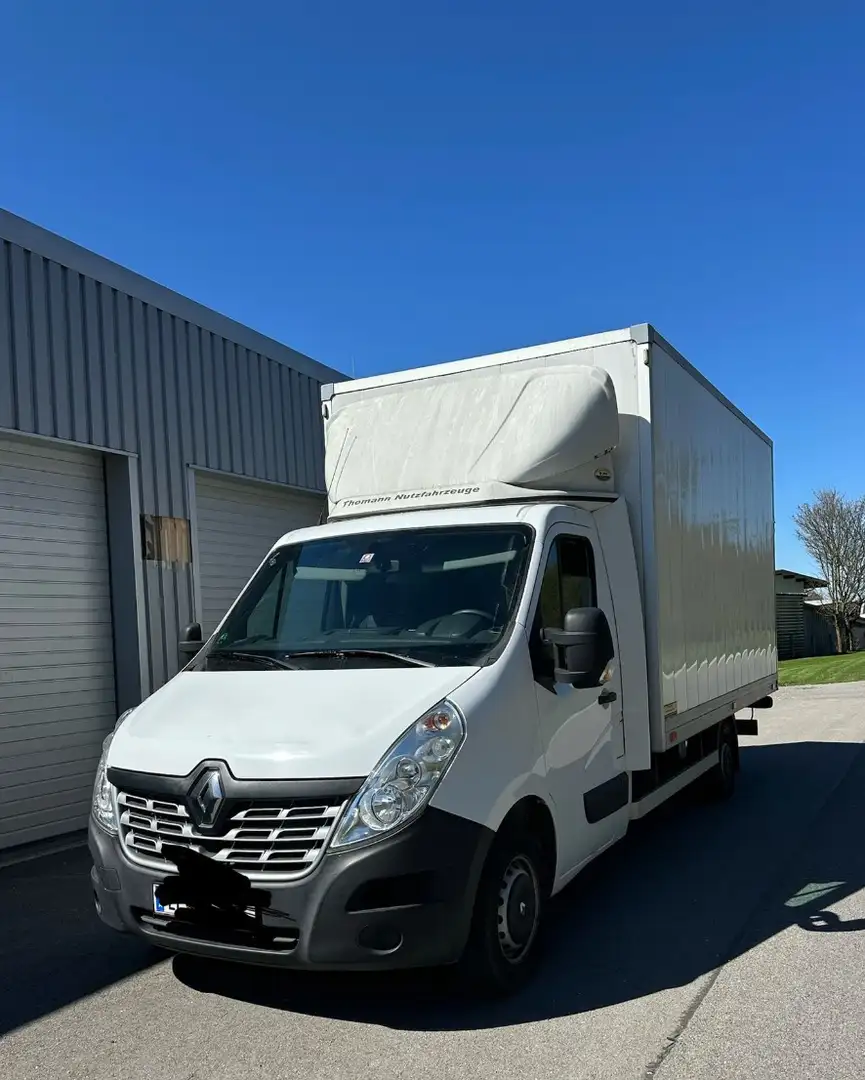 Renault Master Kofferaufbau mit Hubbühne Weiß - 1