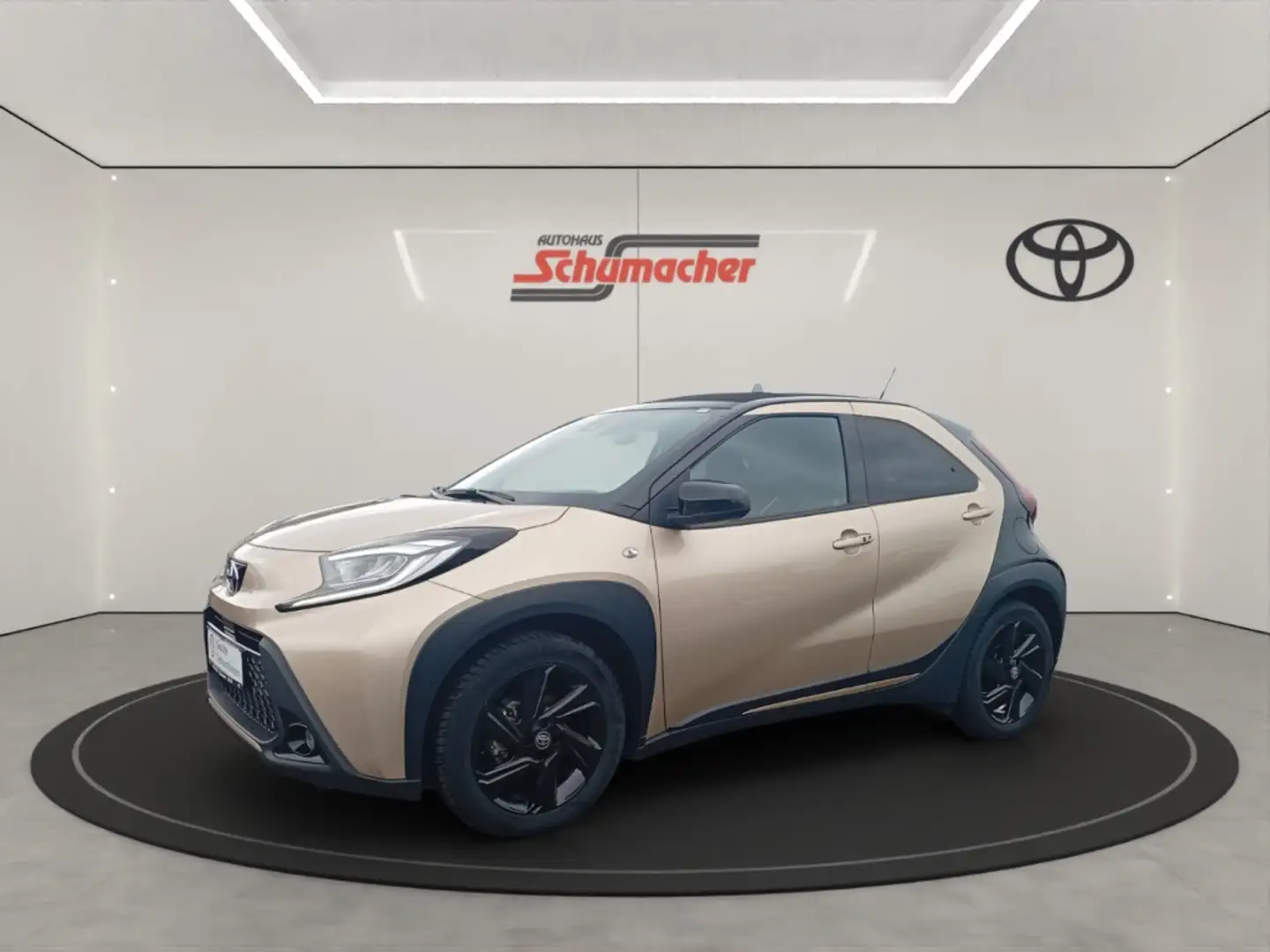 Toyota Aygo X STYLE-AIR+CARPLAY+PDC+KAMERA+FALTDACH!! Beige - 1