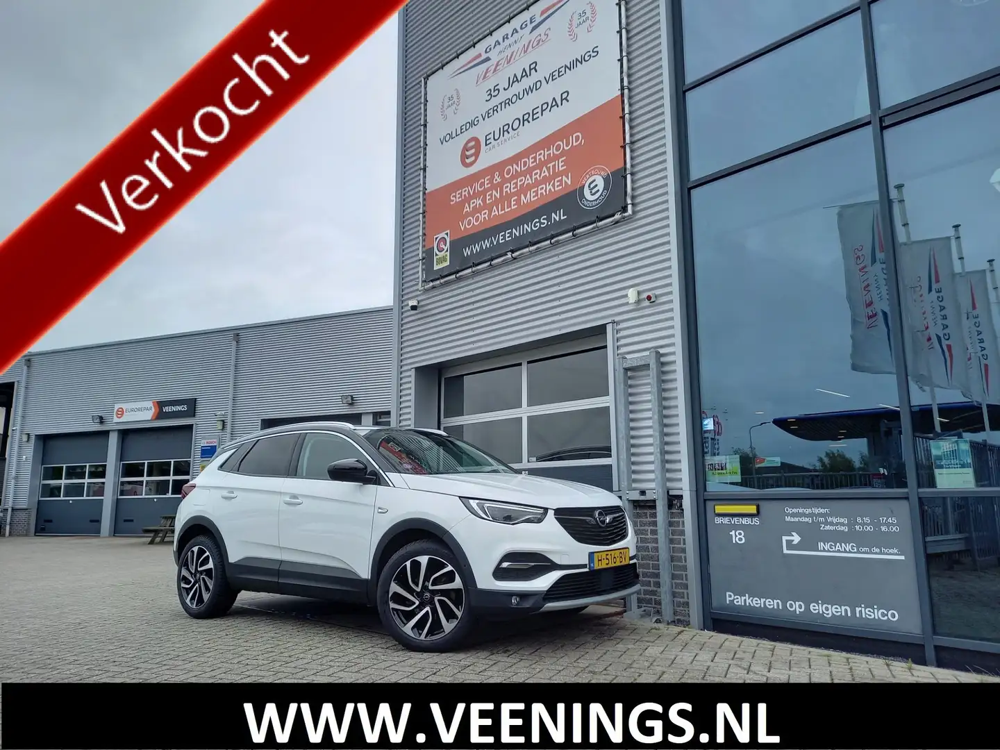 Opel Grandland X 1.2 Turbo Business Executive - LUXE MODEL - CAMERA Bianco - 1