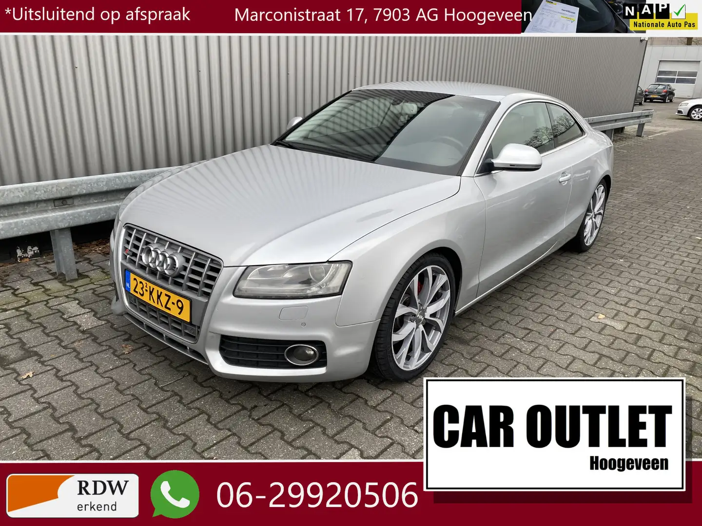 Audi A5 Coupé 2.0 TFSI Pro Line Leer, Clima, Stoelvw, CC, Grau - 1