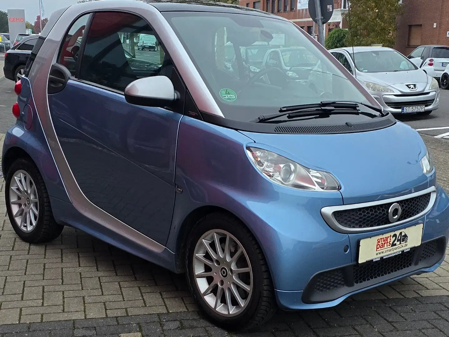 smart forTwo Passion*58.000 KM*Servo*Klima*Navi* Blau - 2