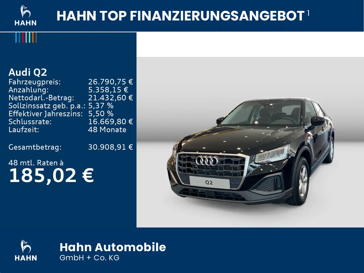 Audi Q2 30 TFSI 85kW Schaltgetriebe, ACC, Kamera Schwarz - 2