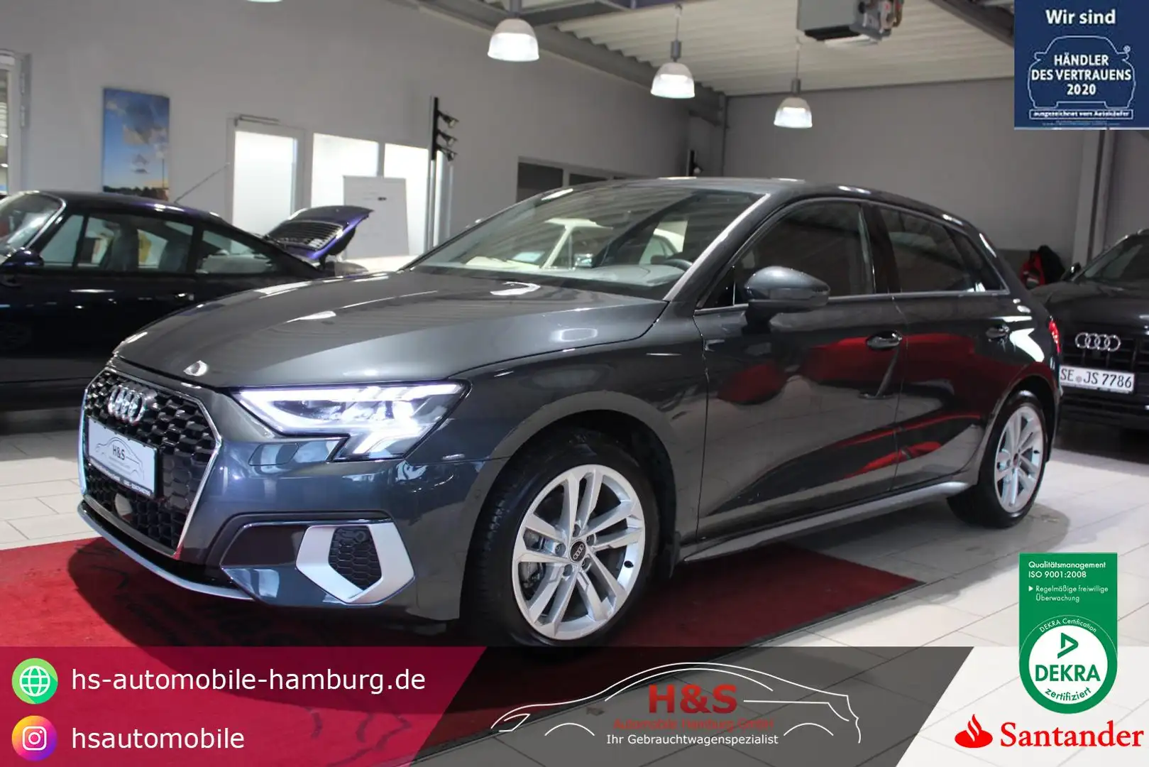 Audi A3 Sportback 35 TFSI advanced *V-Cockpit*Sitzheiz.*1. Grau - 1