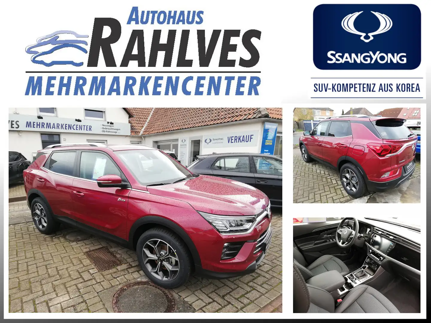 SsangYong Korando Quartz 1.5l T-GDI Autom. 2WD Rouge - 1