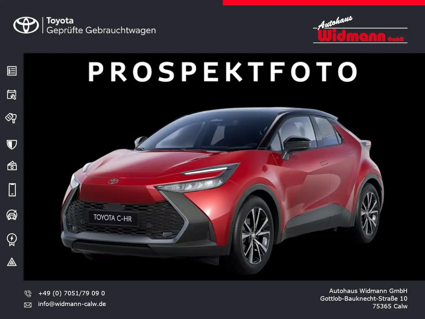 Toyota C-HR 1.8 Hybrid Teamplayer TECHNIK-PAKET Rot - 1