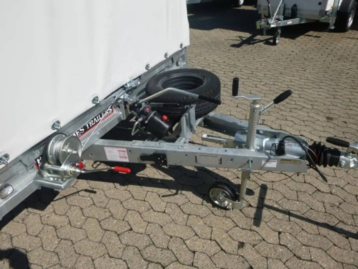 Brian James Cargo Connect Universalanhänger mit Hochplane 476 Grijs - 2