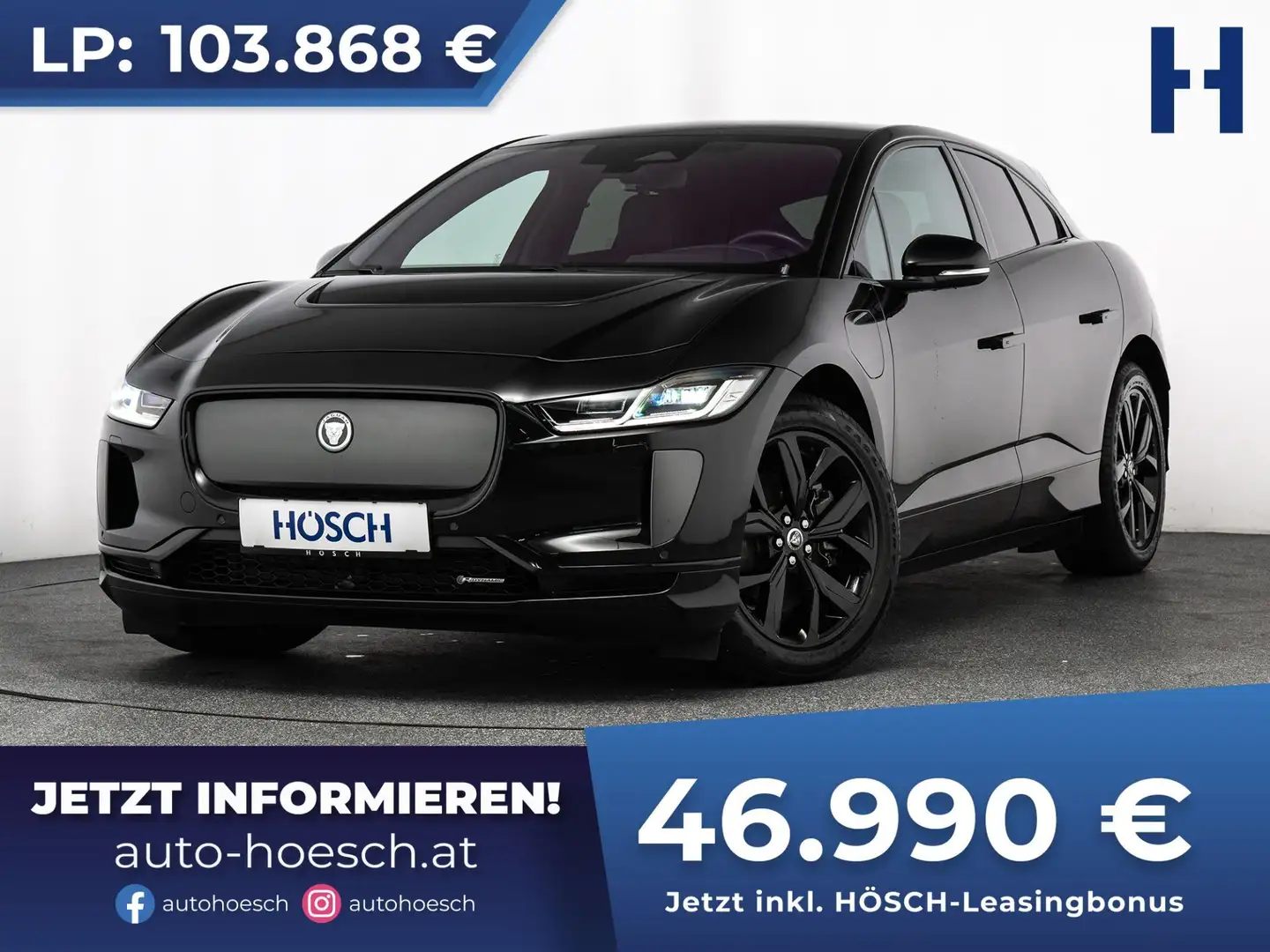 Jaguar I-Pace EV400 R-Dynamic HSE AWD LUFTFEDERUNG 3-PHASIG Negro - 1