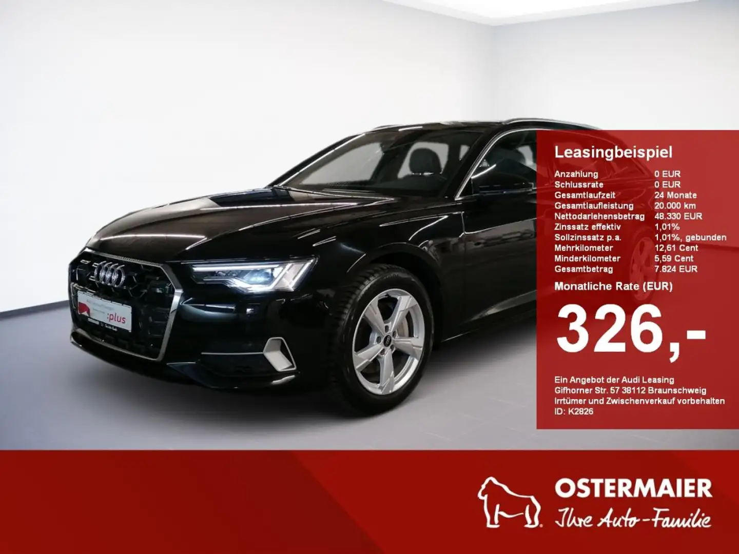 Audi A6 Avant SPORT 45 TFSI PANO.MATRIX.ACC.KAMERA.MEMORY Schwarz - 1