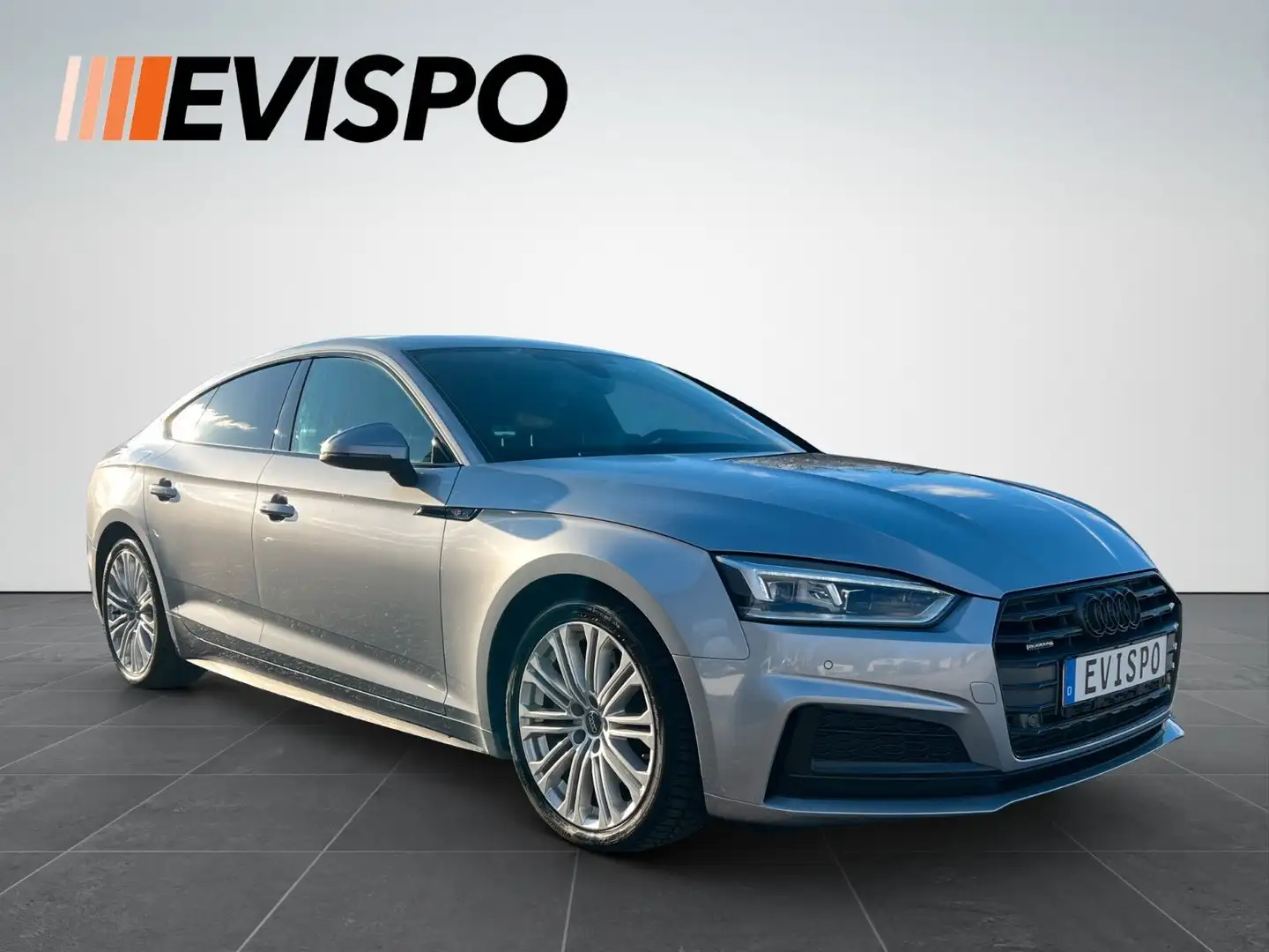 Audi A5 Sportb. quattro sport+S-Line+B&O+HUD+Ambiente Argent - 1