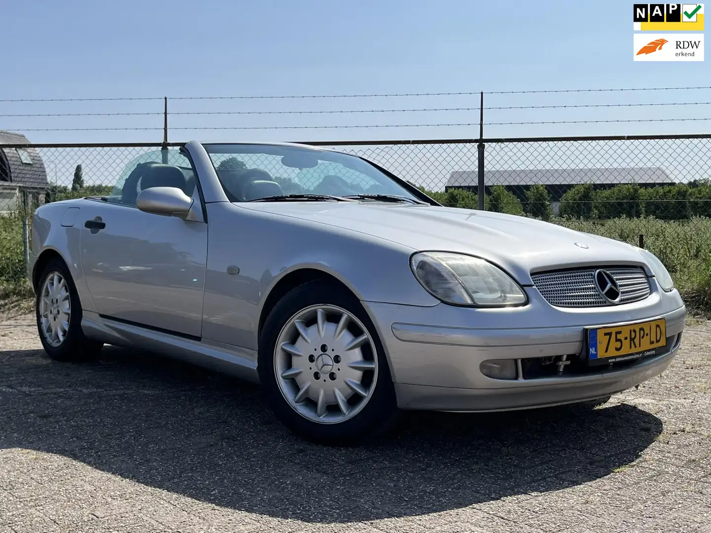 Mercedes-Benz SLK 230 Kompressor Leer Stoelverwarming NIEUWE APK! Grijs - 1