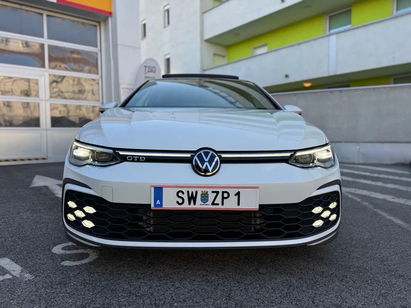 Volkswagen Golf GTD Golf 2,0 TDI GTD DSG Weiß - 2