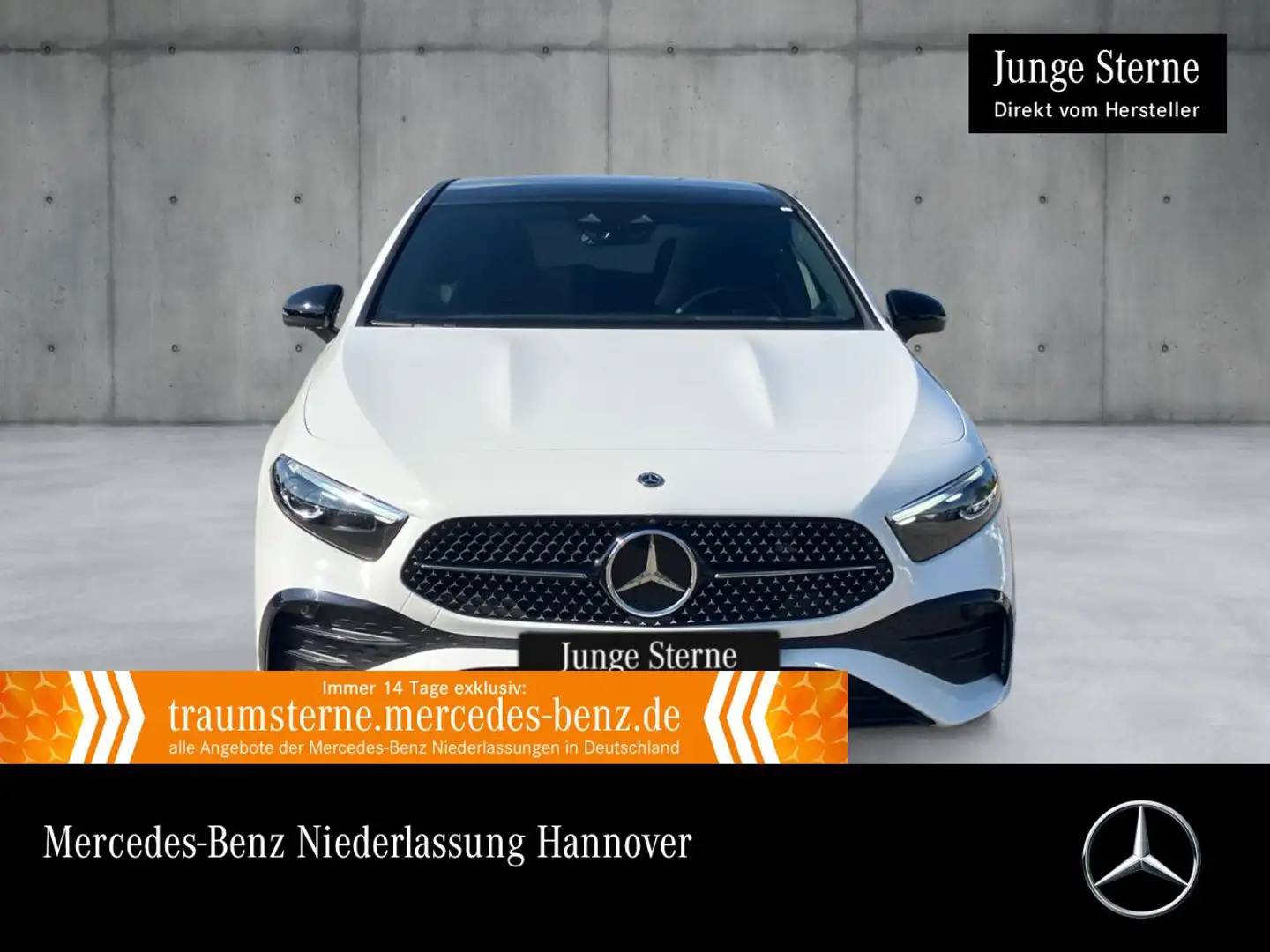 Mercedes-Benz A 200 AMG+NIGHT+PANO+360°+MULTIBEAM+HUD+KEYLESS Weiß - 1