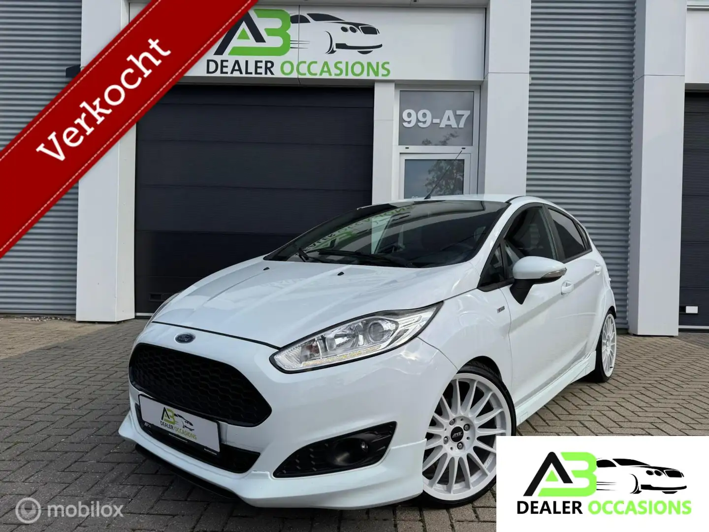 Ford Fiesta 1.0 EcoBoost ST Line,5 Drs,Clima,Cruise control Blanc - 1
