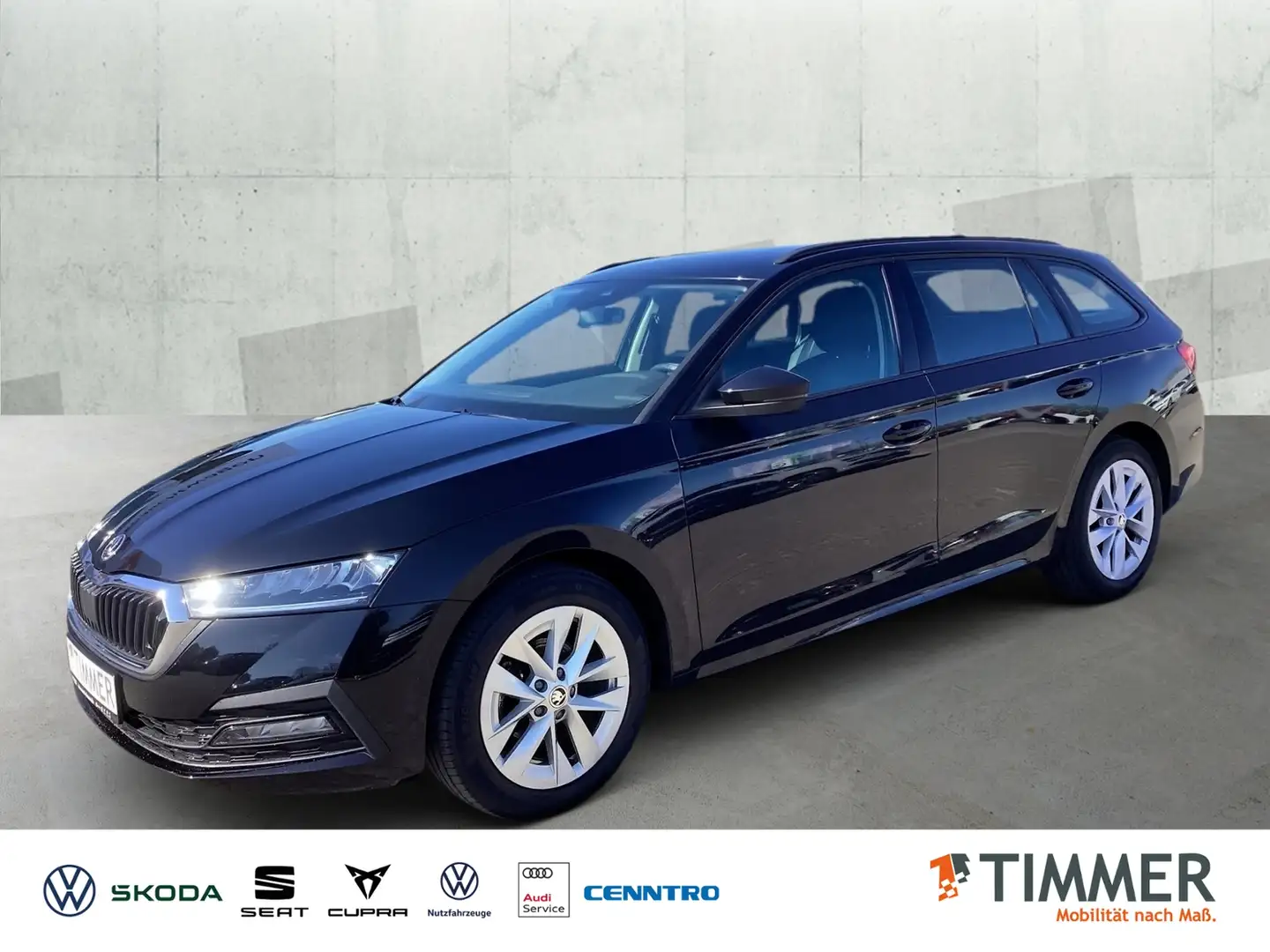 Skoda Octavia Combi 2.0 TDI DSG *LED *NAVI *LM17" *TEMPO *SHZ * Schwarz - 1