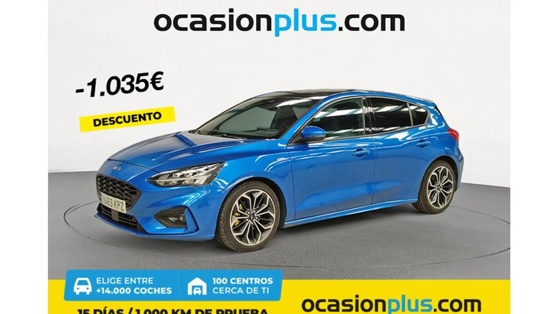 Ford Focus 1.0 Ecoboost ST Line 125 Синій - 1