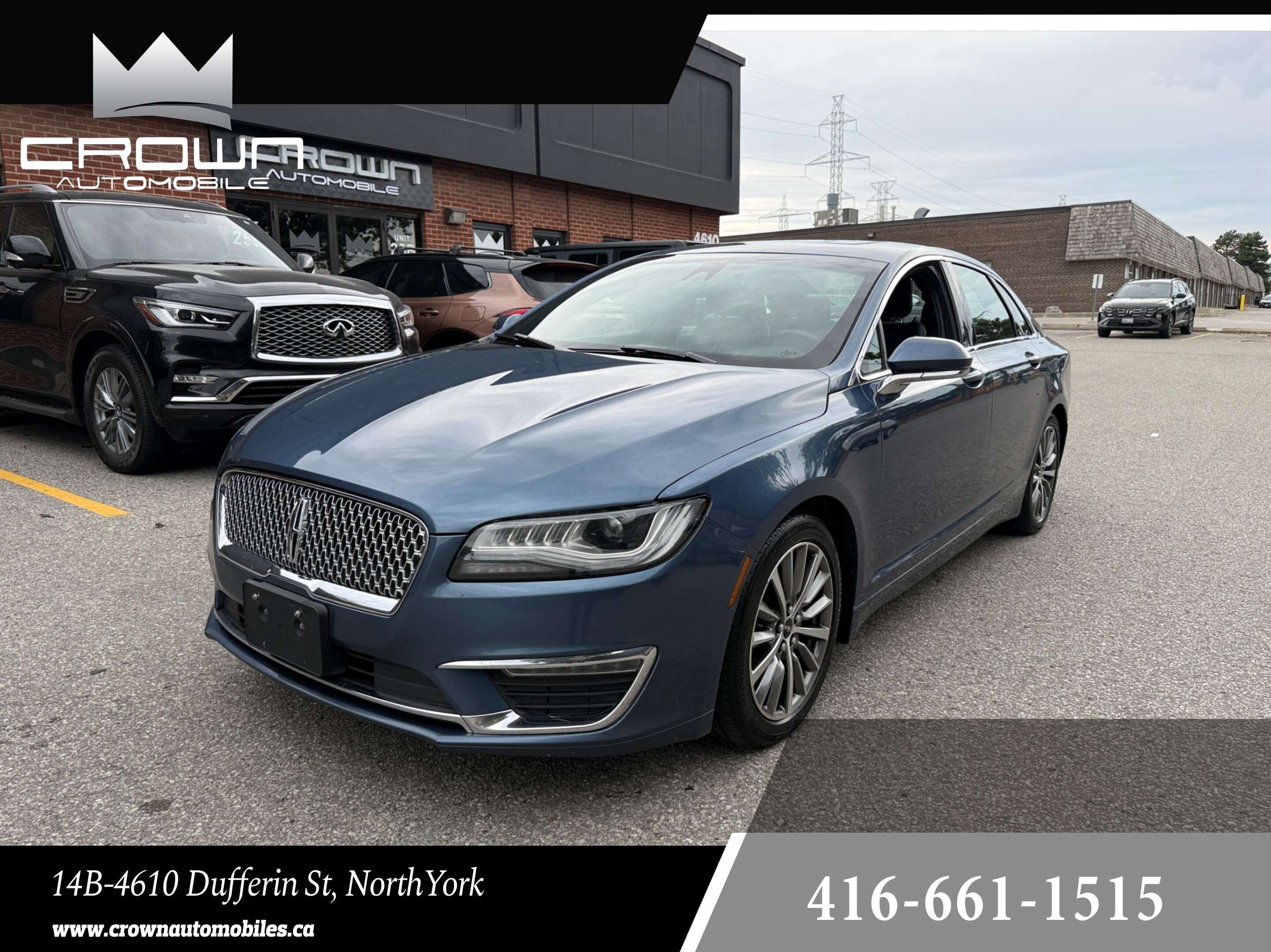 2018 Lincoln MKZ AWD Select, LEATHER, SUNROOF
