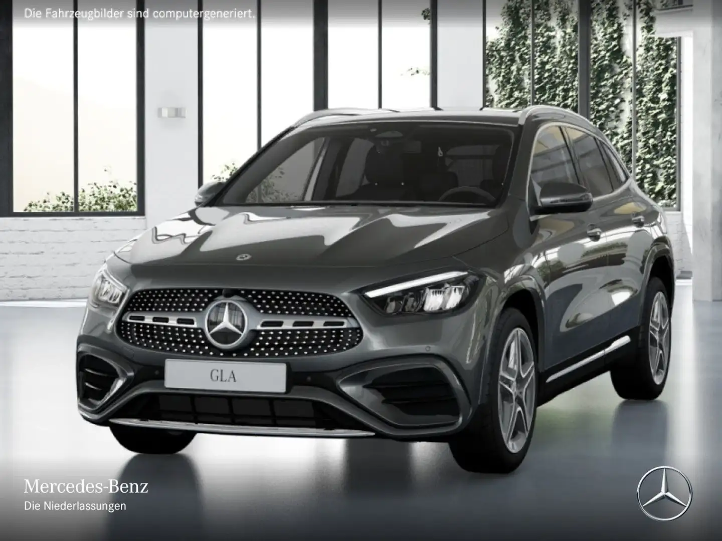 Mercedes-Benz GLA 200 AMG+360°+LED+TOTW+KEYLESS+7G Grijs - 2