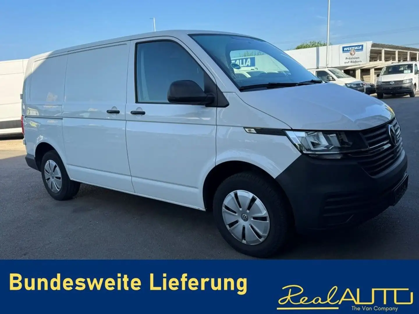 Volkswagen T6 Transporter 6.1Kasten TDI Klima*Flügeltür Weiß - 1
